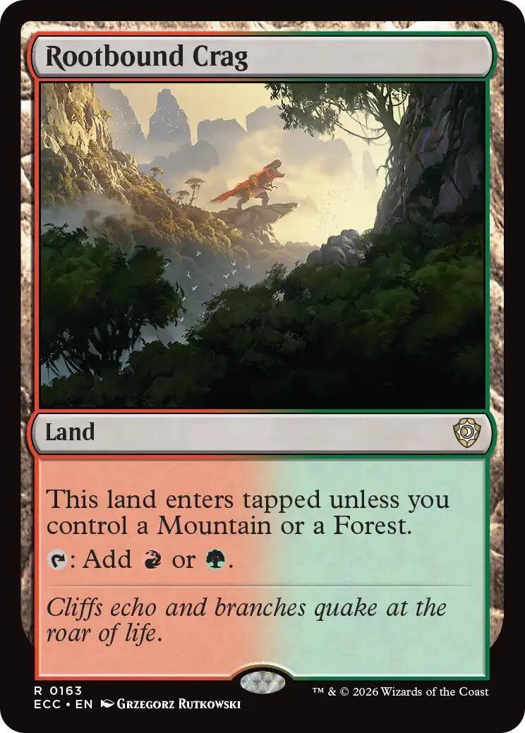 Image for Rootbound Crag (163) (Lorwyn Eclipsed) - Magic: The Gathering