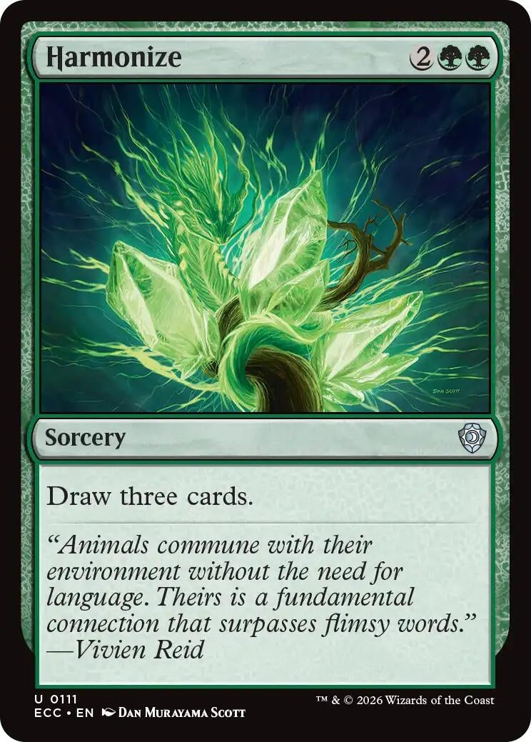 Image for Harmonize (111) (Lorwyn Eclipsed) - Magic: The Gathering