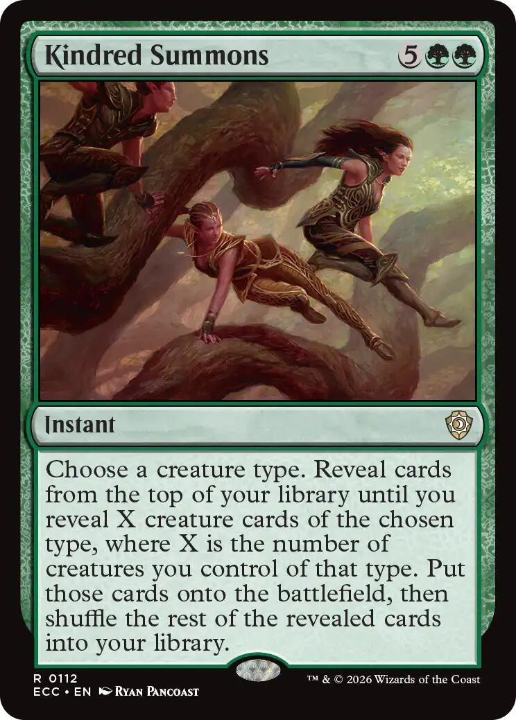 Image for Kindred Summons (112) (Lorwyn Eclipsed) - Magic: The Gathering