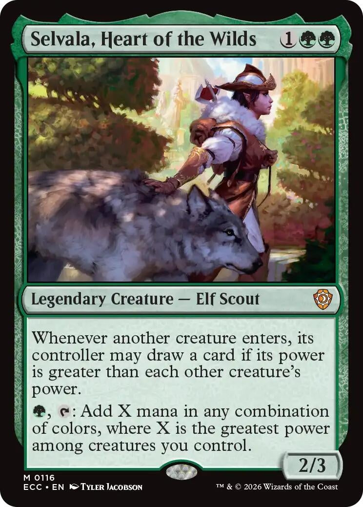 Image for Selvala, Heart of the Wilds (116) (Lorwyn Eclipsed) - Magic: The Gathering