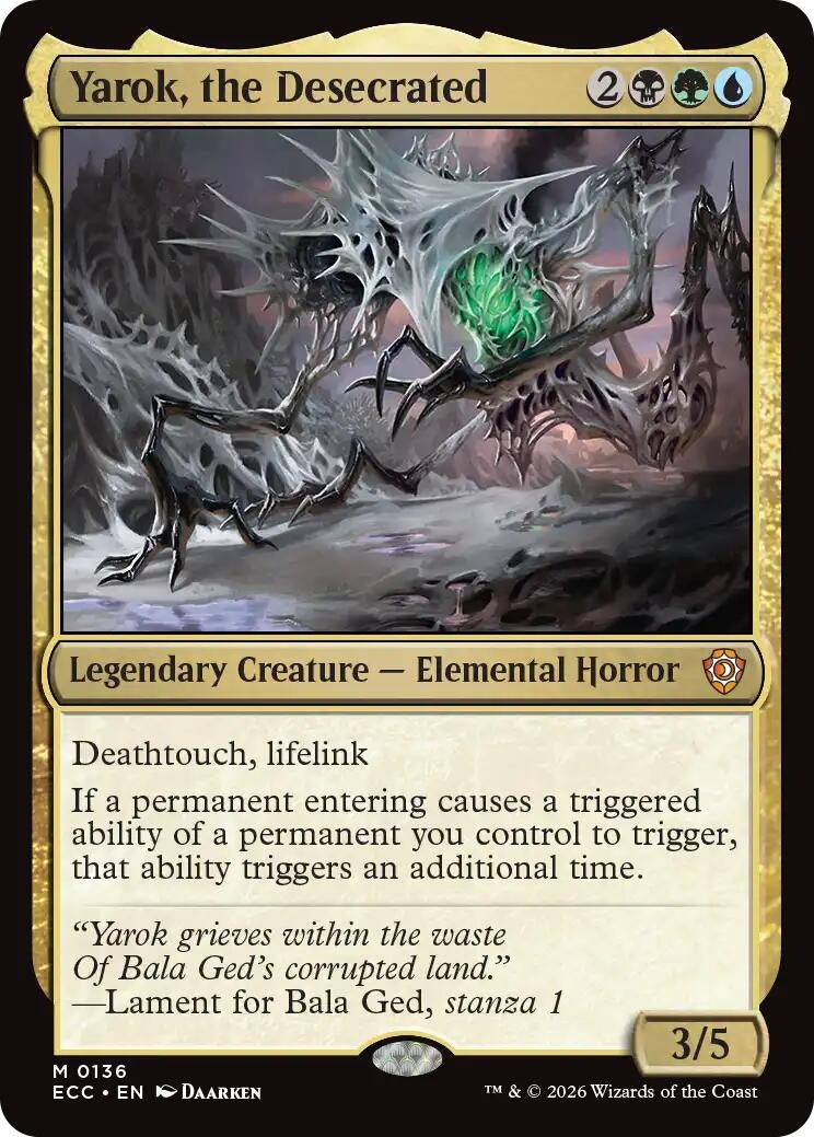Image for Yarok, the Desecrated (136) (Lorwyn Eclipsed) - Magic: The Gathering