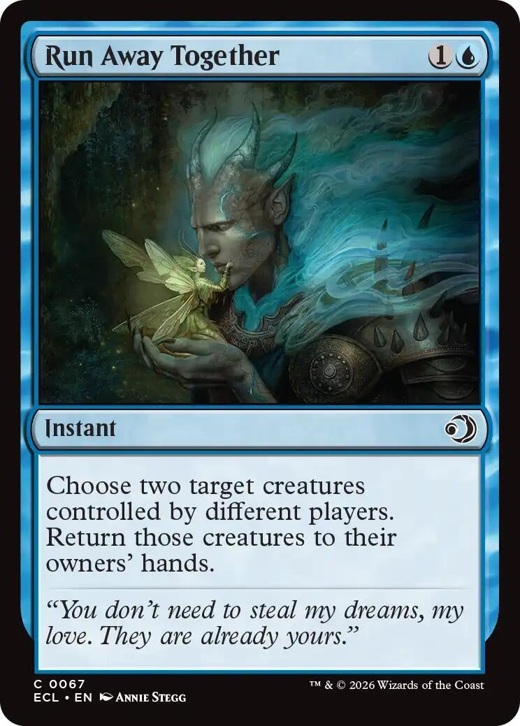 Image for Run Away Together (67) (Lorwyn Eclipsed) - Magic: The Gathering