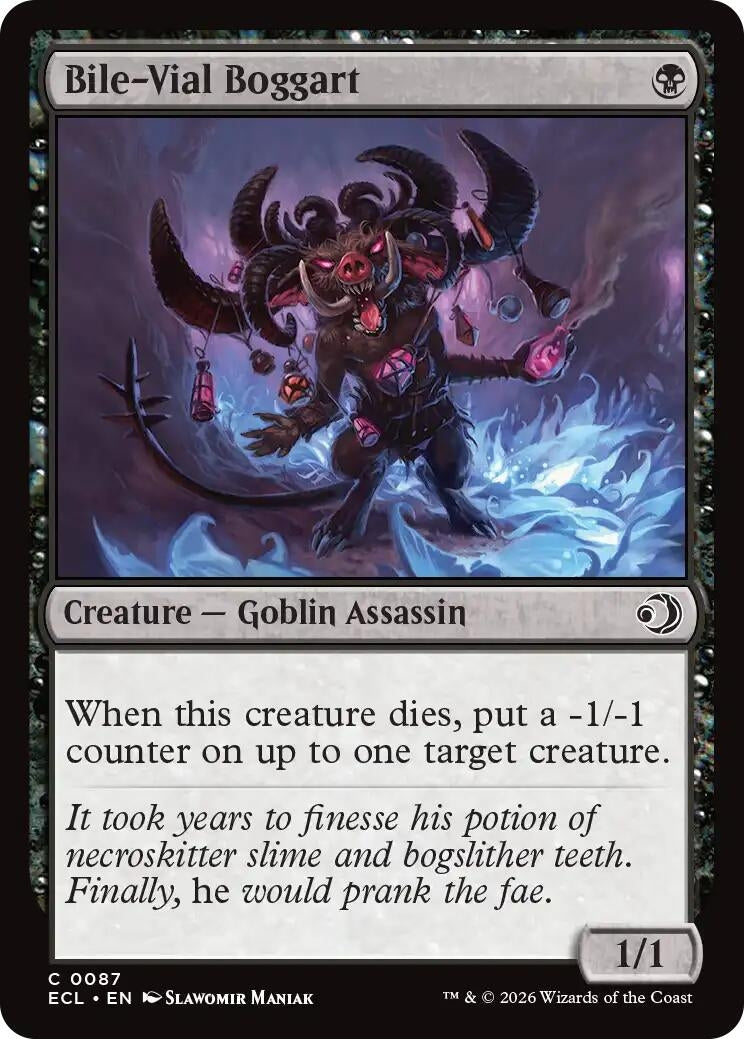 Image for Bile-Vial Boggart (87) (Lorwyn Eclipsed) - Magic: The Gathering