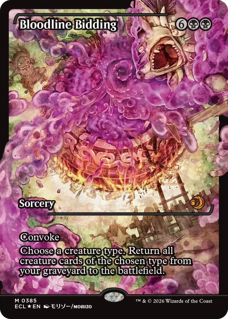 Bloodline Bidding (Showcase) (385) (Lorwyn Eclipsed)