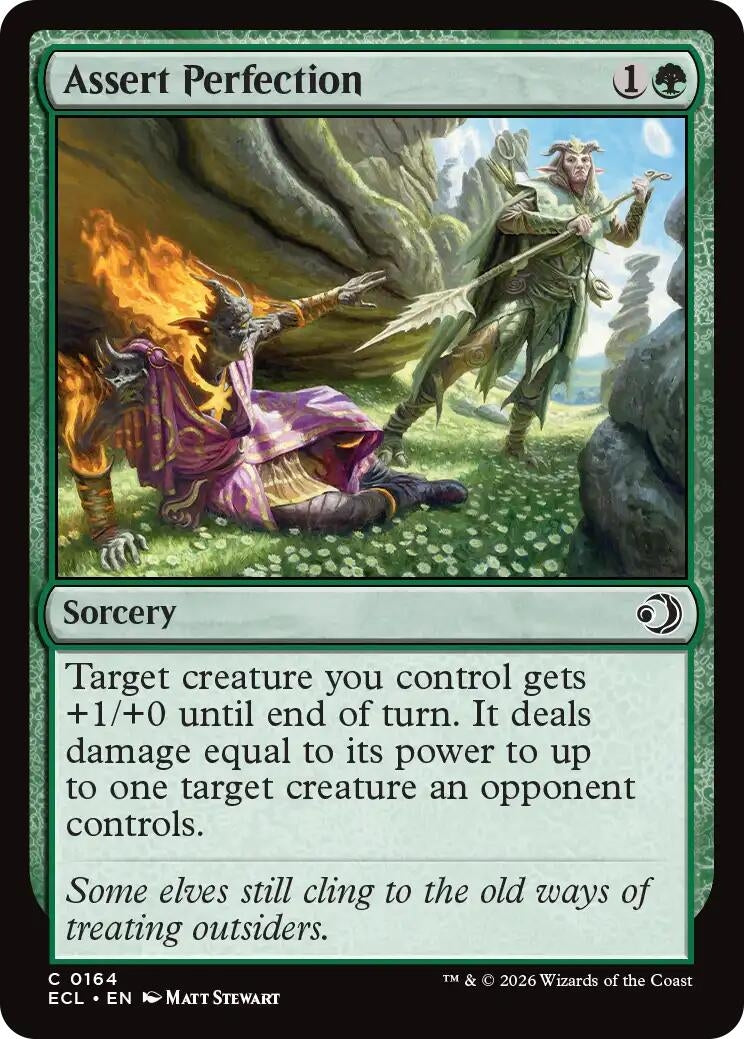 Image for Assert Perfection (Lorwyn Eclipsed) - Magic: The Gathering