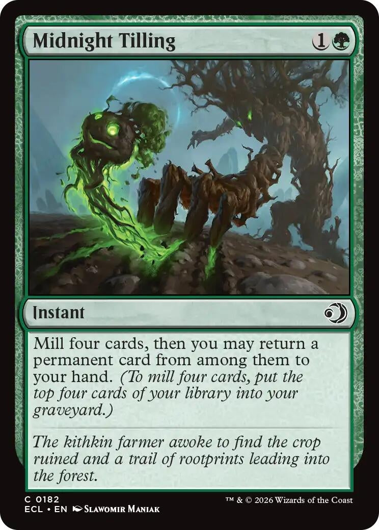 Image for Midnight Tilling (Lorwyn Eclipsed) - Magic: The Gathering