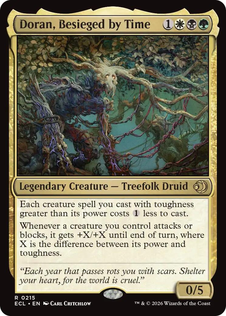 Image for Doran, Besieged by Time (Lorwyn Eclipsed) - Magic: The Gathering
