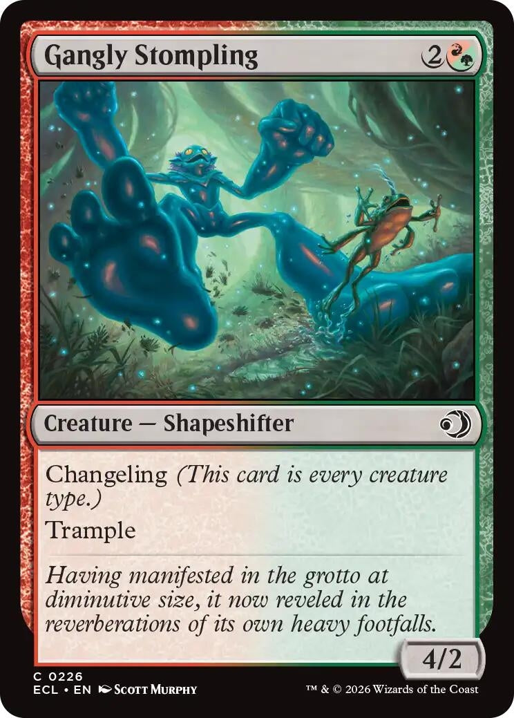 Image for Gangly Stompling (Lorwyn Eclipsed) - Magic: The Gathering