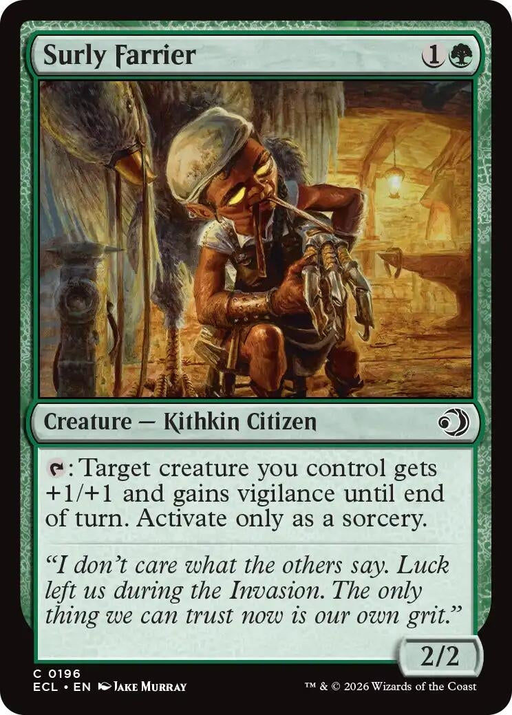 Image for Surly Farrier (Lorwyn Eclipsed) - Magic: The Gathering