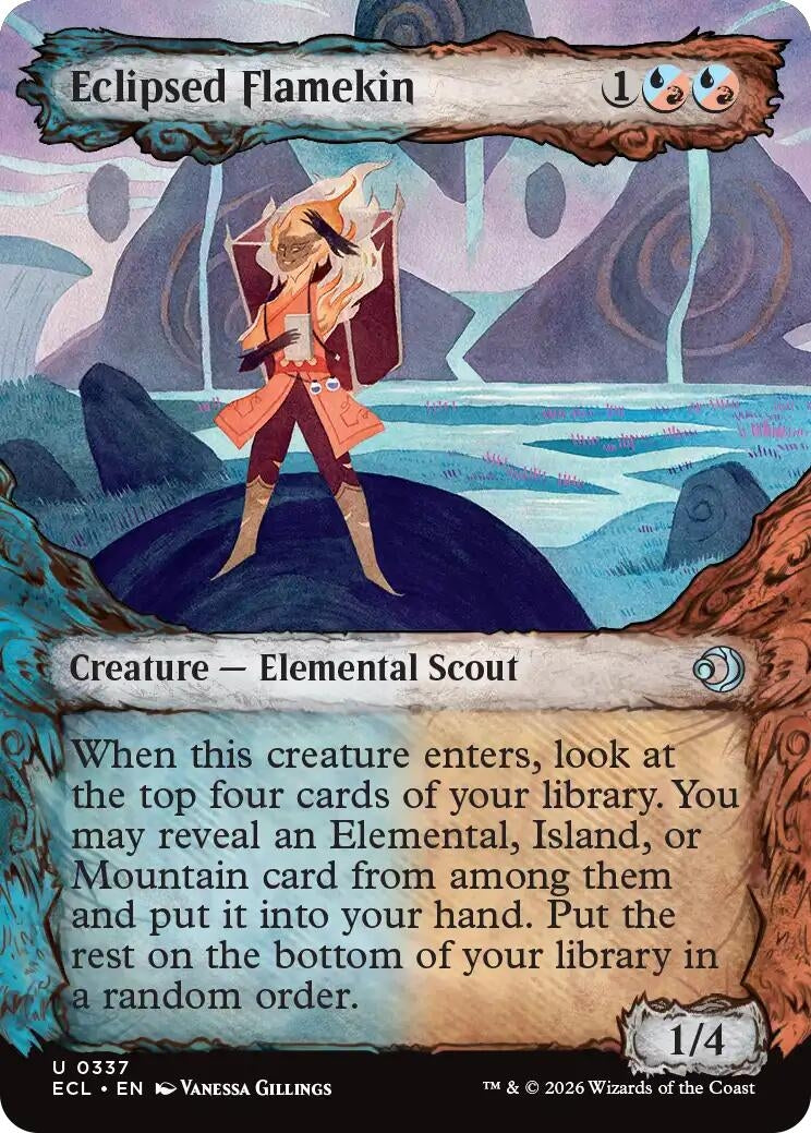 Image for Eclipsed Flamekin (Showcase) (Lorwyn Eclipsed) - Magic: The Gathering