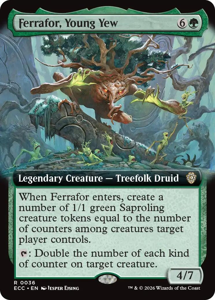 Ferrafor, Young Yew (Extended Art) (36) (Lorwyn Eclipsed)
