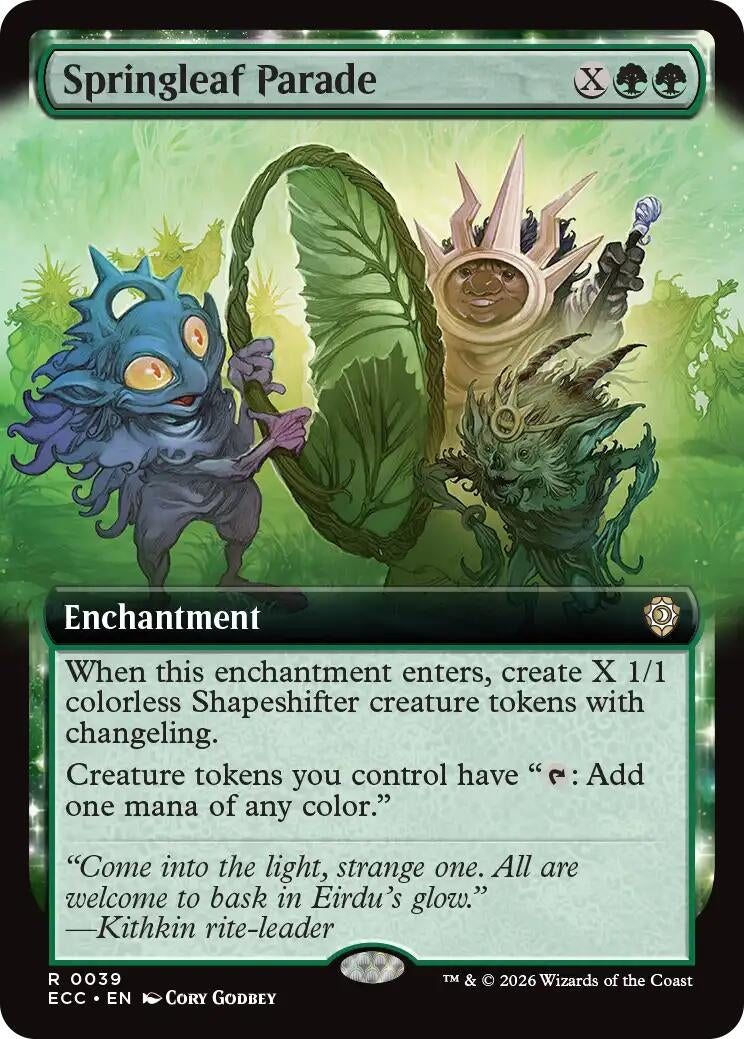 Springleaf Parade (Extended Art) (39) (Lorwyn Eclipsed)