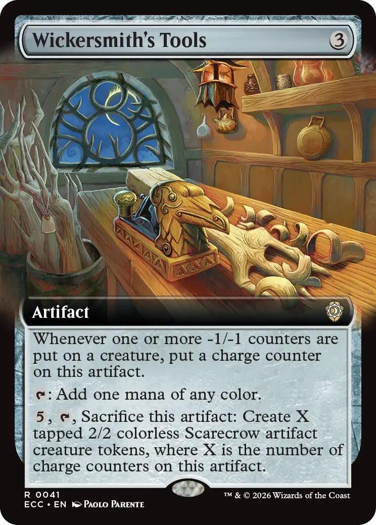 Image for Wickersmith's Tools (Extended Art) (41) (Lorwyn Eclipsed) - Magic: The Gathering
