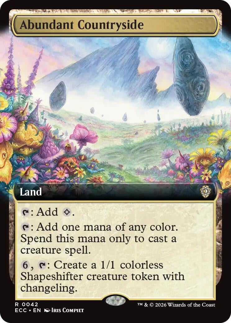 Abundant Countryside (Extended Art) (42) (Lorwyn Eclipsed)
