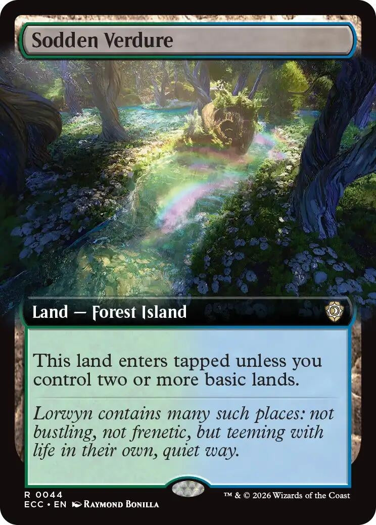 Sodden Verdure (Extended Art) (44) (Lorwyn Eclipsed)