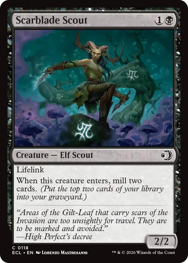 Scarblade Scout (118) (Lorwyn Eclipsed)