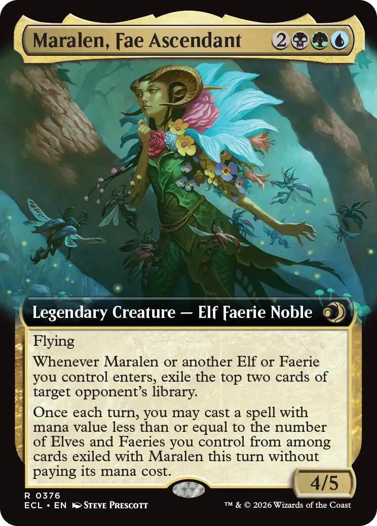 Maralen, Fae Ascendant (Extended Art) (376) (Lorwyn Eclipsed)