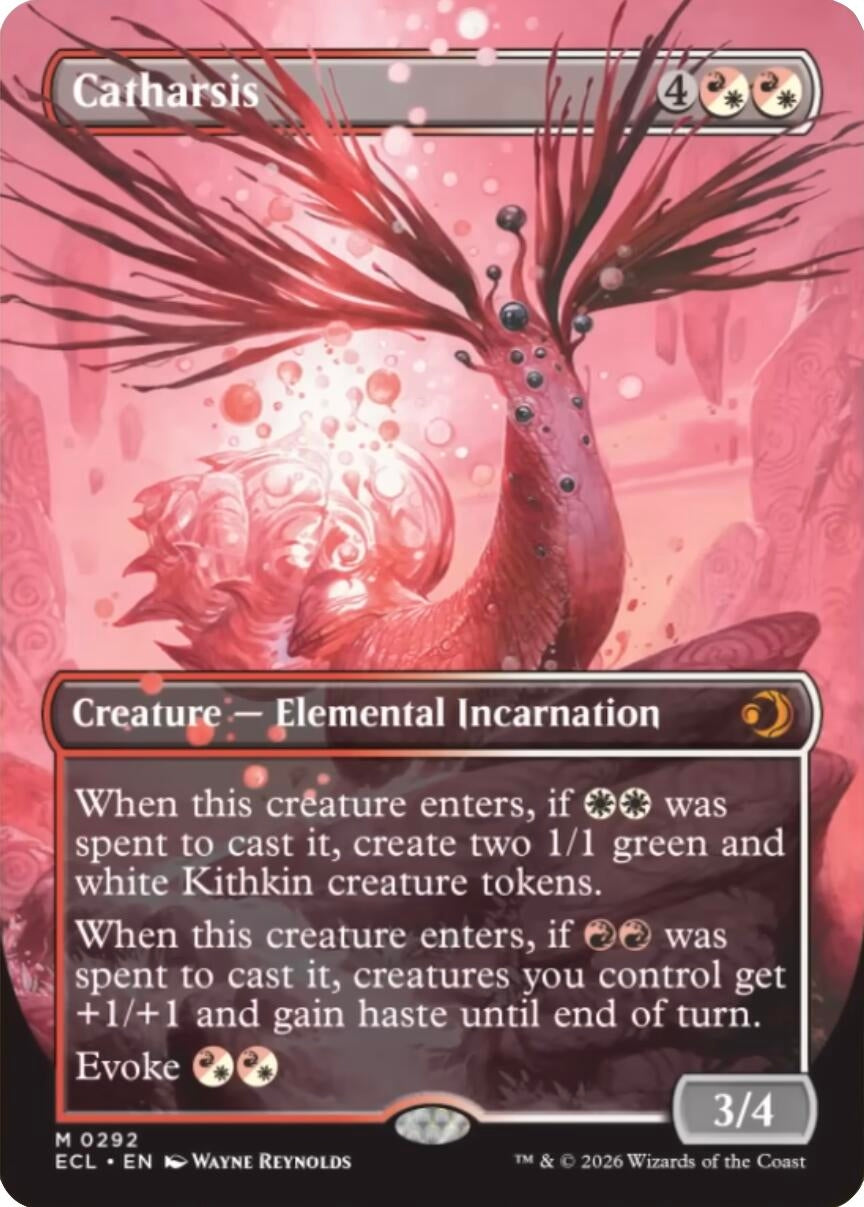 Image for Catharsis (Borderless) (292) (Lorwyn Eclipsed) - Magic: The Gathering