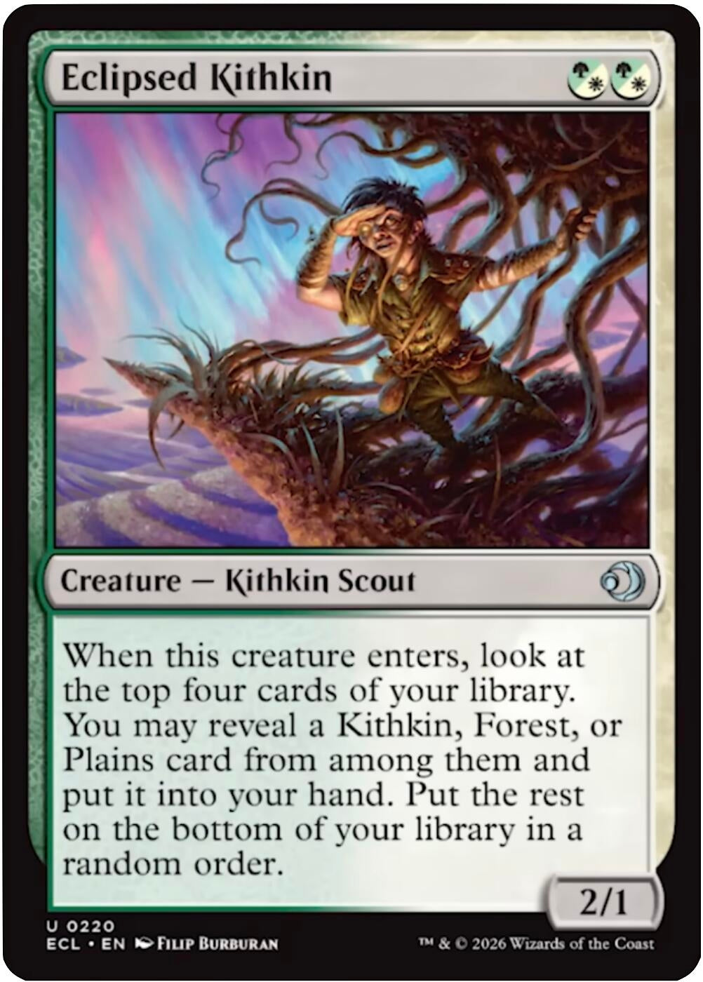 Image for Eclipsed Kithkin (220) (Lorwyn Eclipsed) - Magic: The Gathering