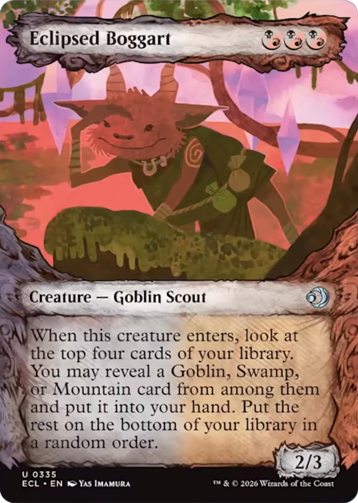 Eclipsed Boggart (Showcase) (335) (Lorwyn Eclipsed)