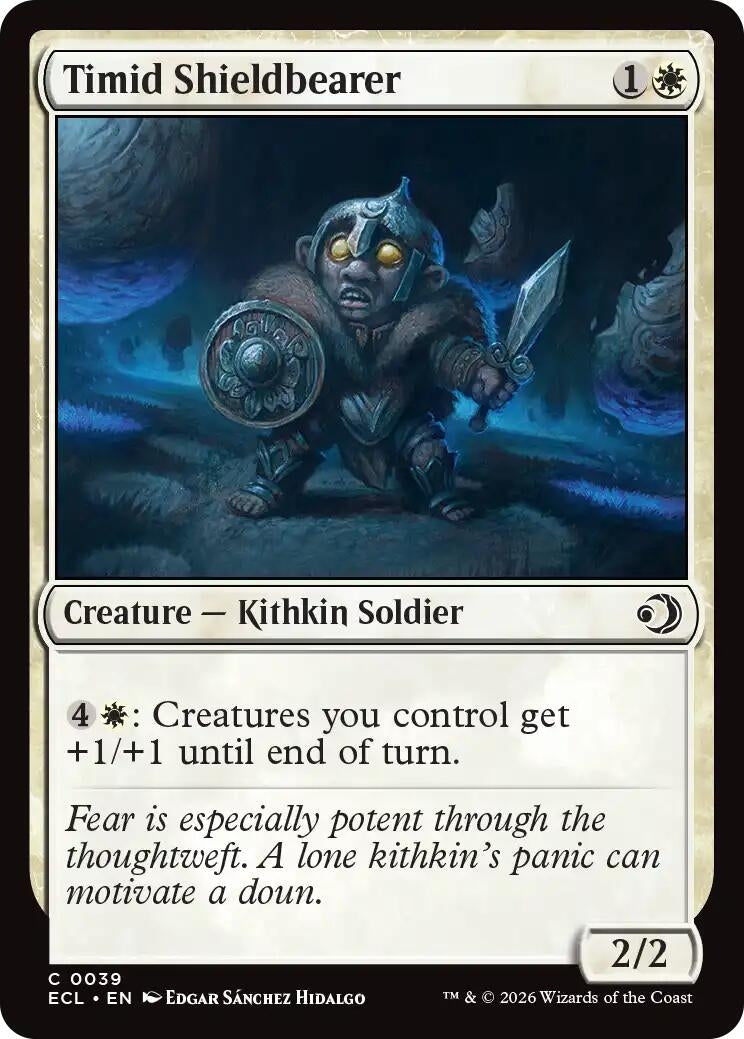 Timid Shieldbearer (39) (Lorwyn Eclipsed)