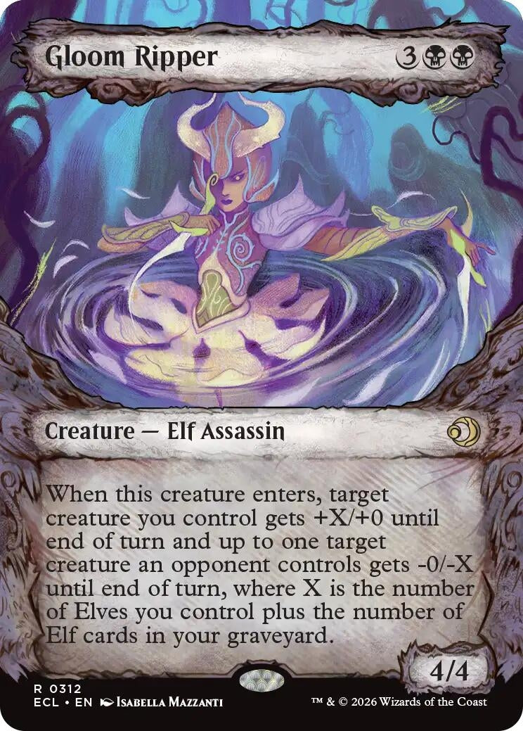 Gloom Ripper (Showcase) (312) (Lorwyn Eclipsed)