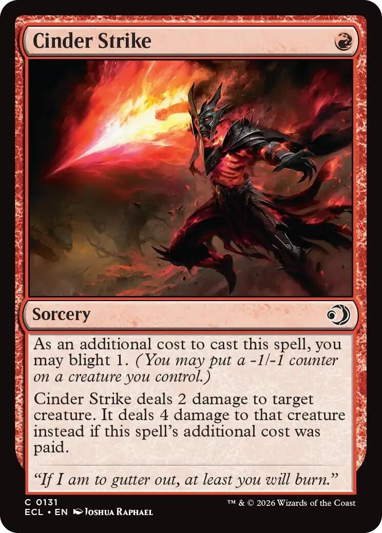 Cinder Strike (131) (Lorwyn Eclipsed)