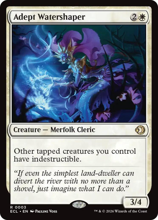 Adept Watershaper (3) (Lorwyn Eclipsed)