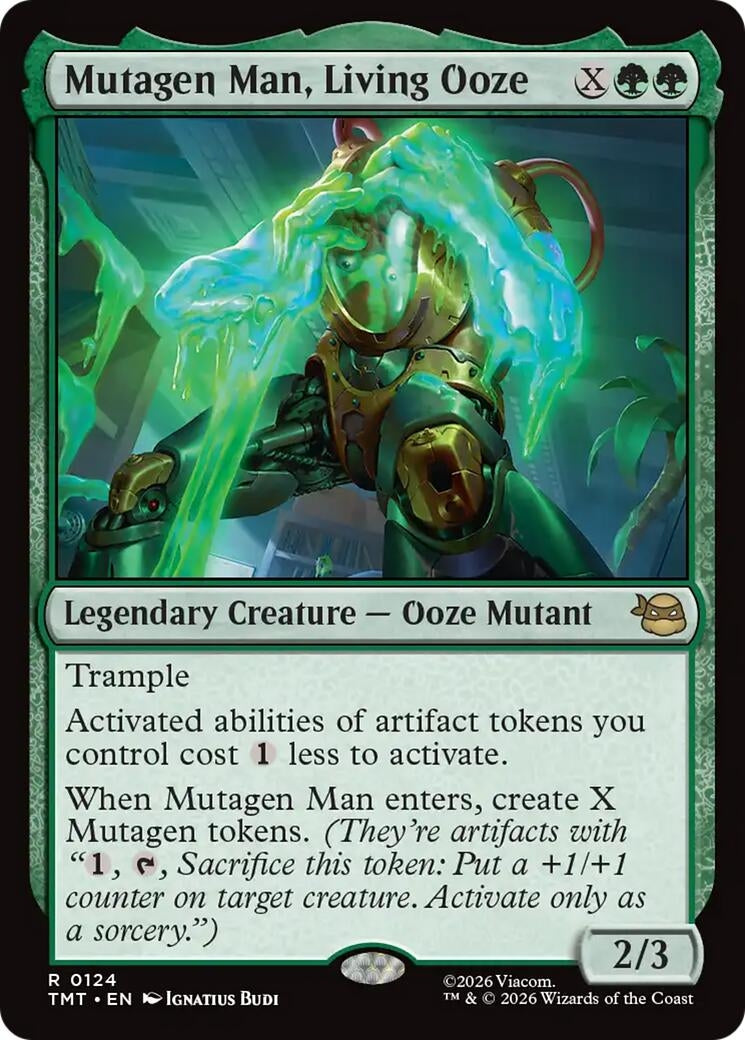 Image for Mutagen Man, Living Ooze (124) (Teenage Mutant Ninja Turtles) - Magic: The Gathering