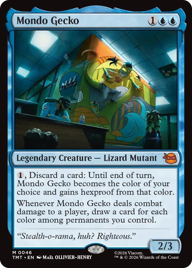 Image for Mondo Gecko (46) (Teenage Mutant Ninja Turtles) - Magic: The Gathering