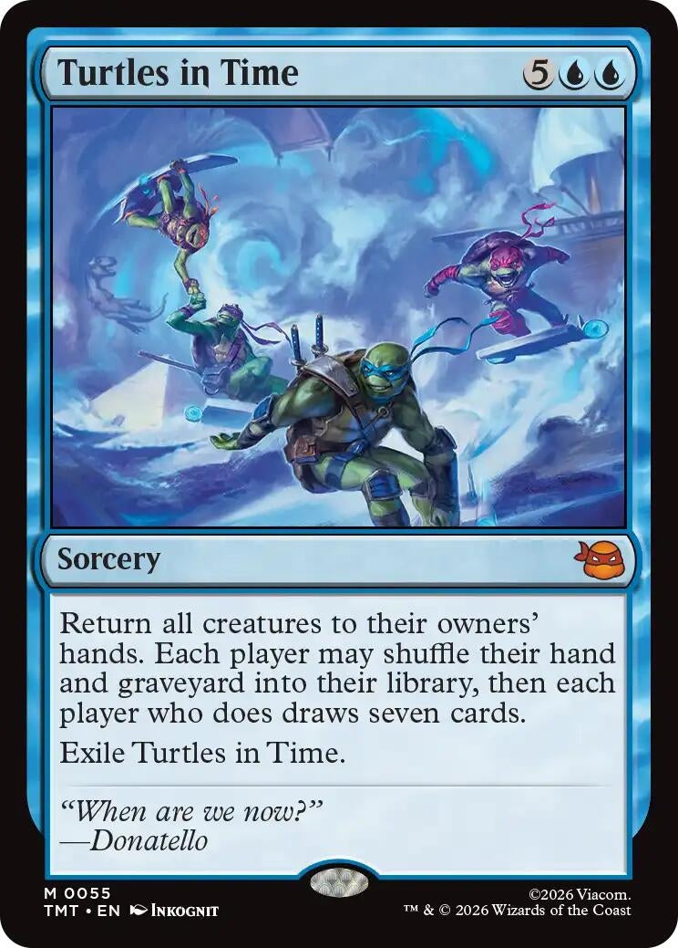 Image for Turtles in Time (55) (Teenage Mutant Ninja Turtles) - Magic: The Gathering