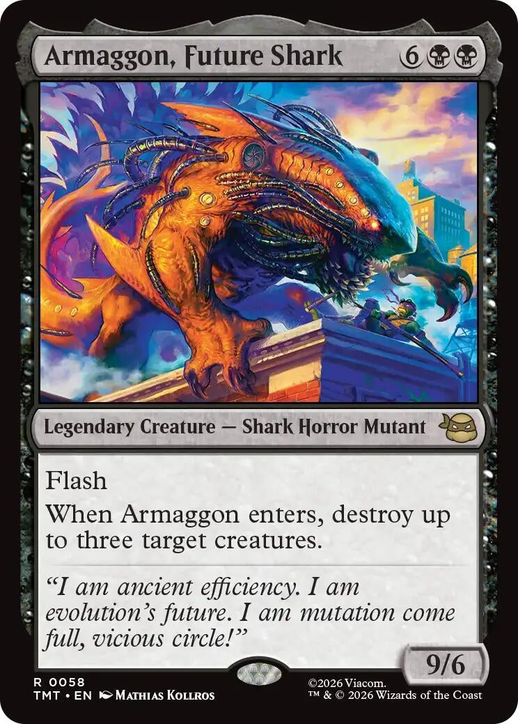 Image for Armaggon, Future Shark (58) (Teenage Mutant Ninja Turtles) - Magic: The Gathering