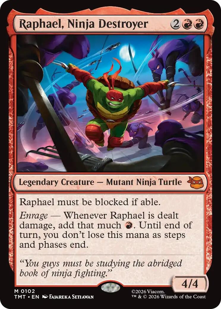 Raphael, Ninja Destroyer (102) (Teenage Mutant Ninja Turtles)
