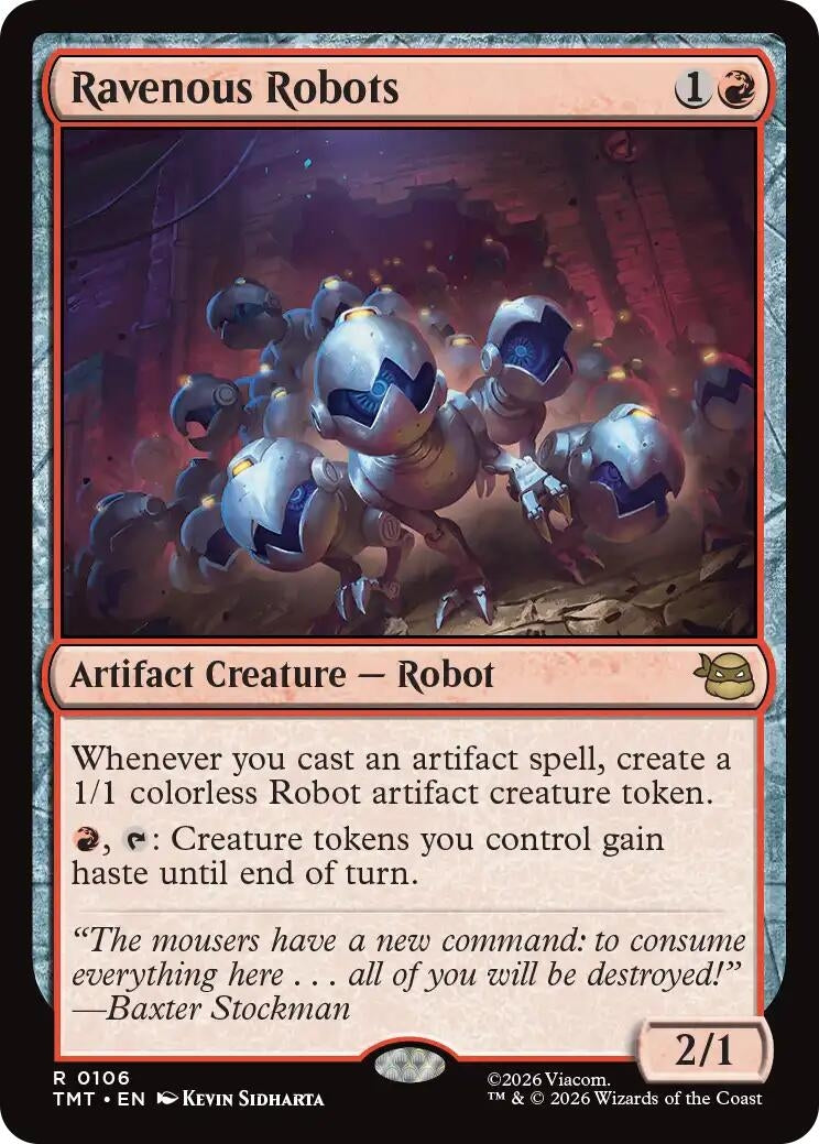 Image for Ravenous Robots (106) (Teenage Mutant Ninja Turtles) - Magic: The Gathering