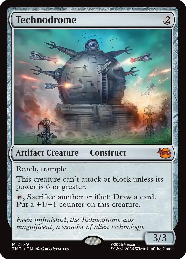 Image for Technodrome (179) (Teenage Mutant Ninja Turtles) - Magic: The Gathering