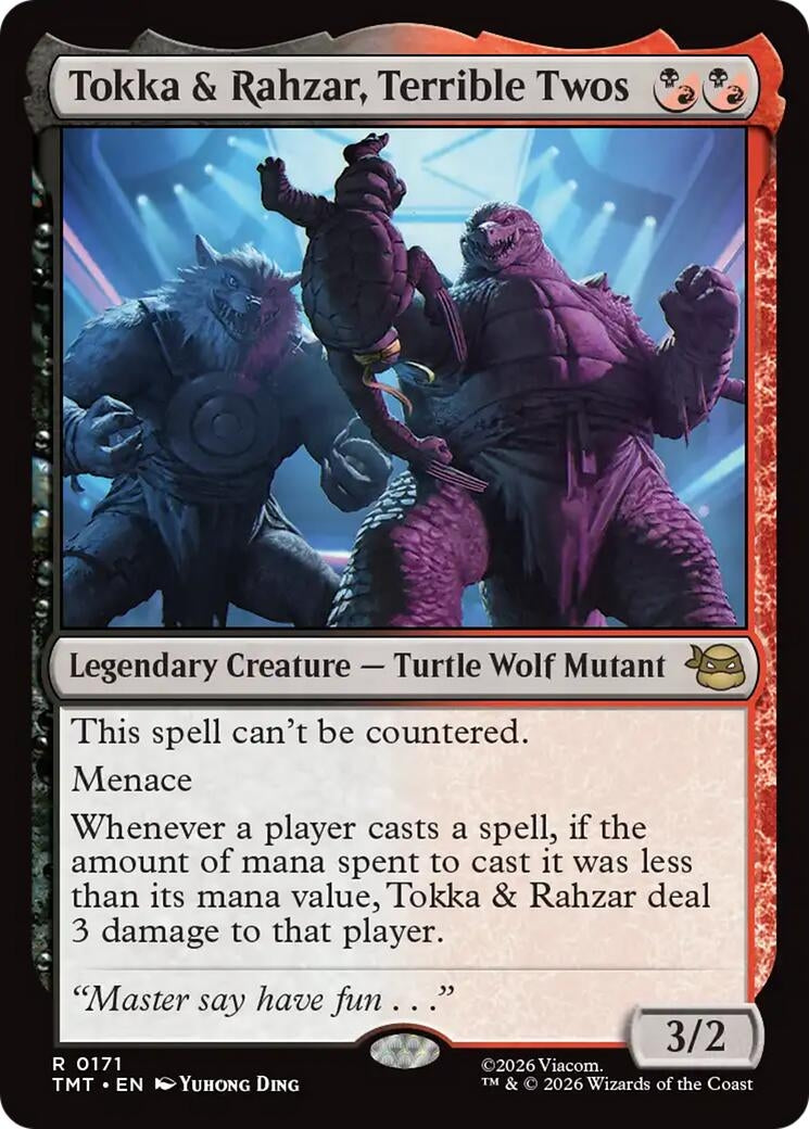 Image for Tokka & Rahzar, Terrible Twos (171) (Teenage Mutant Ninja Turtles) - Magic: The Gathering