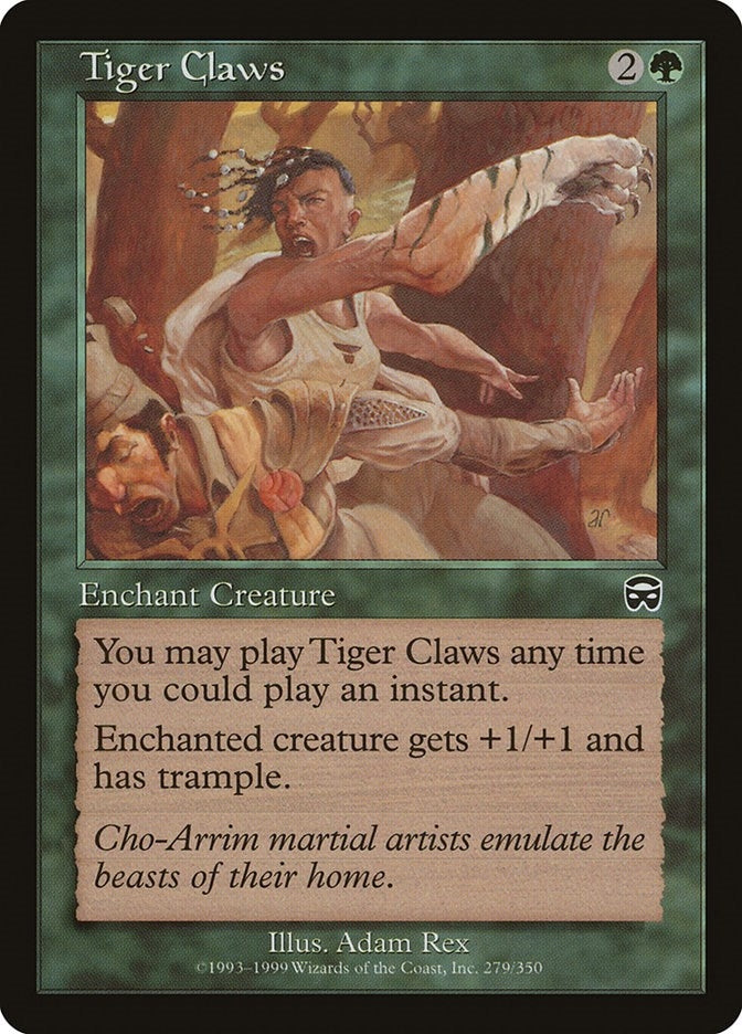 Image for Tiger Claws (279) (Mercadian Masques) - Magic: The Gathering