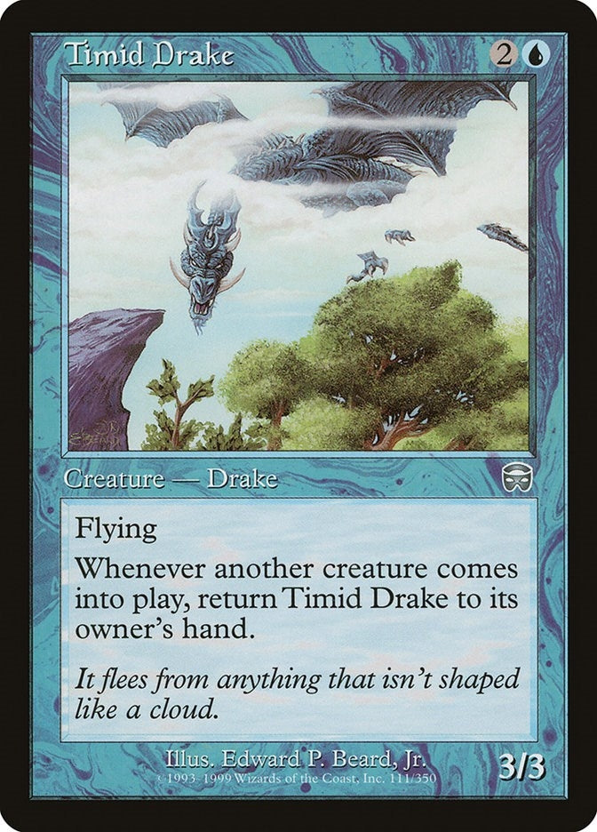 Timid Drake (111) (Mercadian Masques)