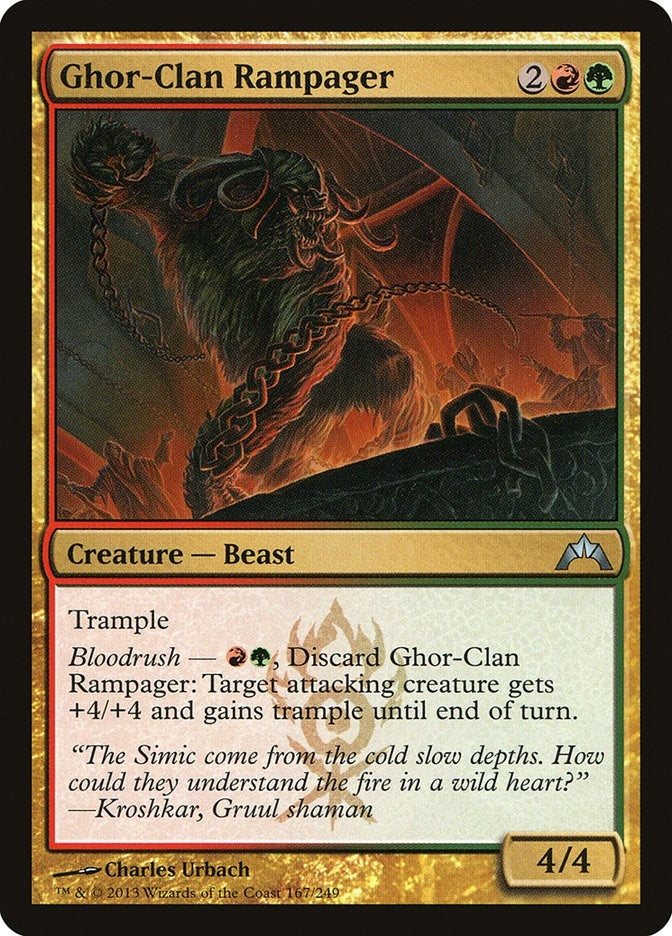 Image for Ghor-Clan Rampager (167) (GTC) - Magic: The Gathering