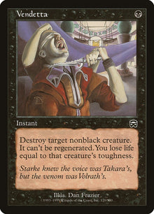 Image for Vendetta (170) (Mercadian Masques) - Magic: The Gathering
