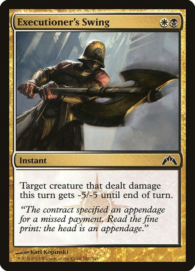 Image for Executioner's Swing (161) (GTC) - Magic: The Gathering