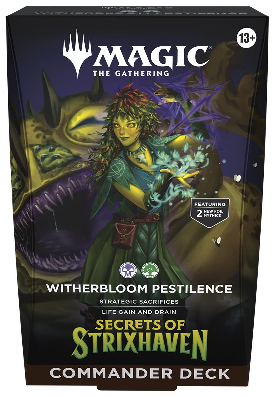 Image for Secrets of Strixhaven Commander Deck - Witherbloom Pestilence - Magic: The Gathering
