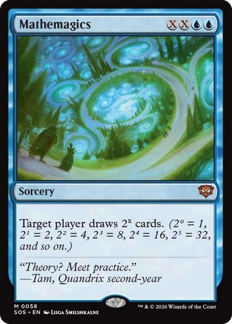 Image for Mathemagics (58) (Secrets of Strixhaven) - Magic: The Gathering