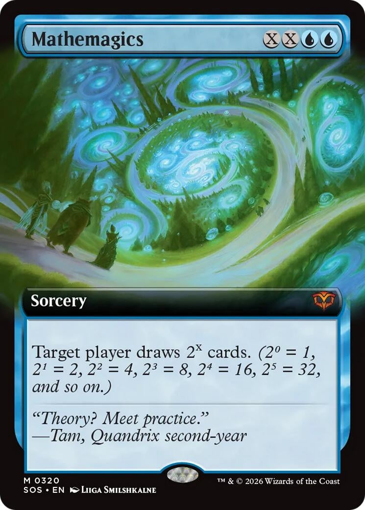 Image for Mathemagics (Extended Art) (320) (Secrets of Strixhaven) - Magic: The Gathering