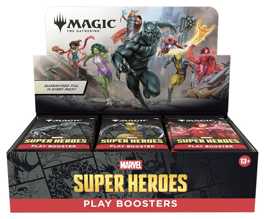 Image for Marvel Super Heroes - Play Booster Display - Magic: The Gathering
