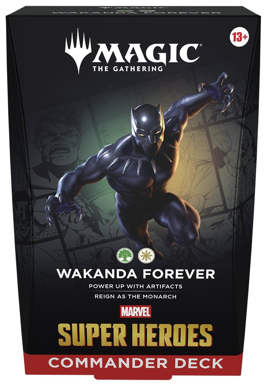 Image for Marvel Super Heroes Commander Deck - Wakanda Forever - Magic: The Gathering