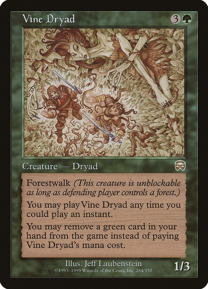 Vine Dryad (284) (Mercadian Masques)