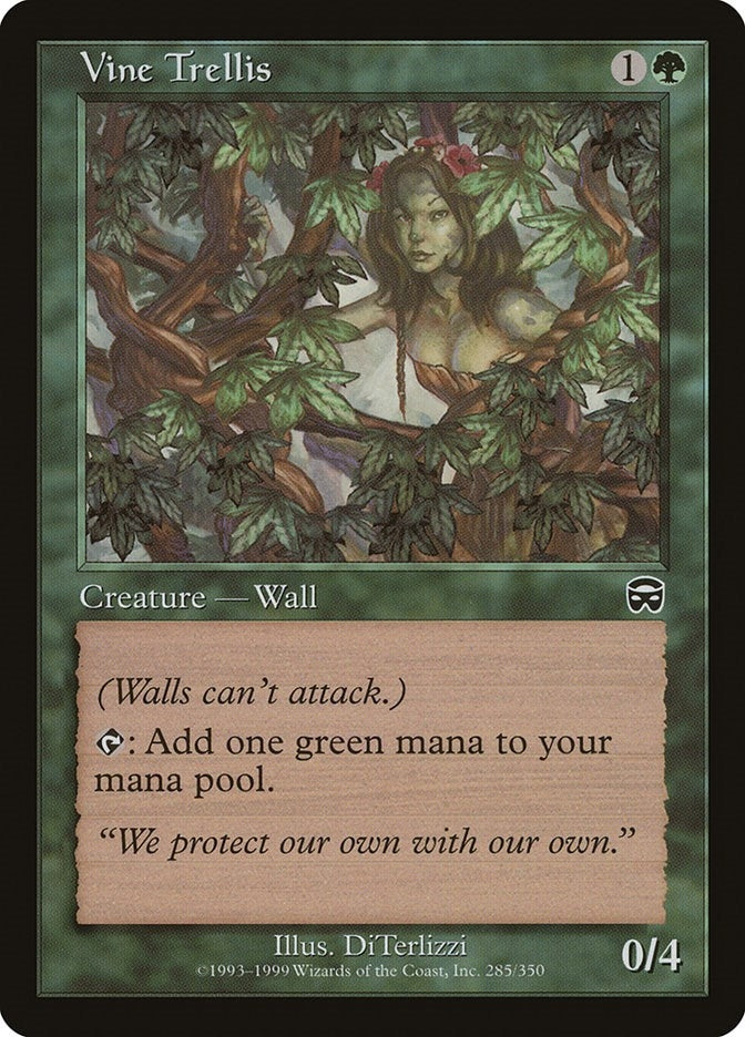 Image for Vine Trellis (285) (Mercadian Masques) - Magic: The Gathering