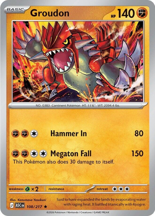 Groudon (108/217) (ME: Ascended Heroes)