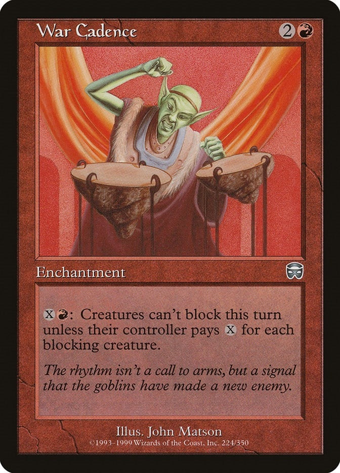 War Cadence (224) (Mercadian Masques)